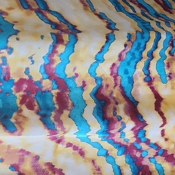 Cato multicolored tie neck cold should blouse NWT - Picture 3 of 13